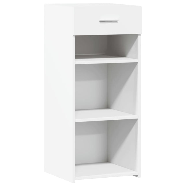skænk 40x42,5x93 cm konstrueret træ hvid