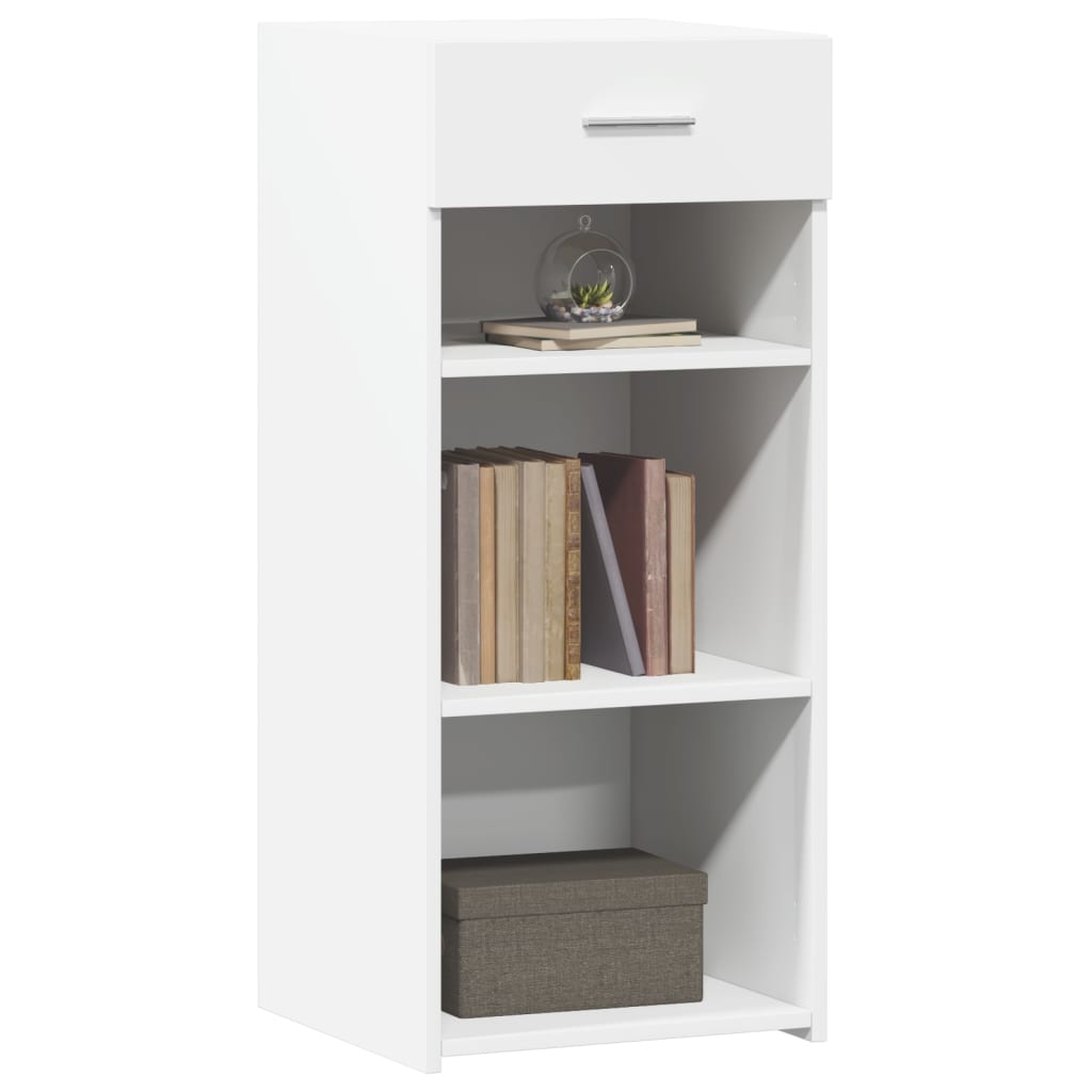 skænk 40x42,5x93 cm konstrueret træ hvid