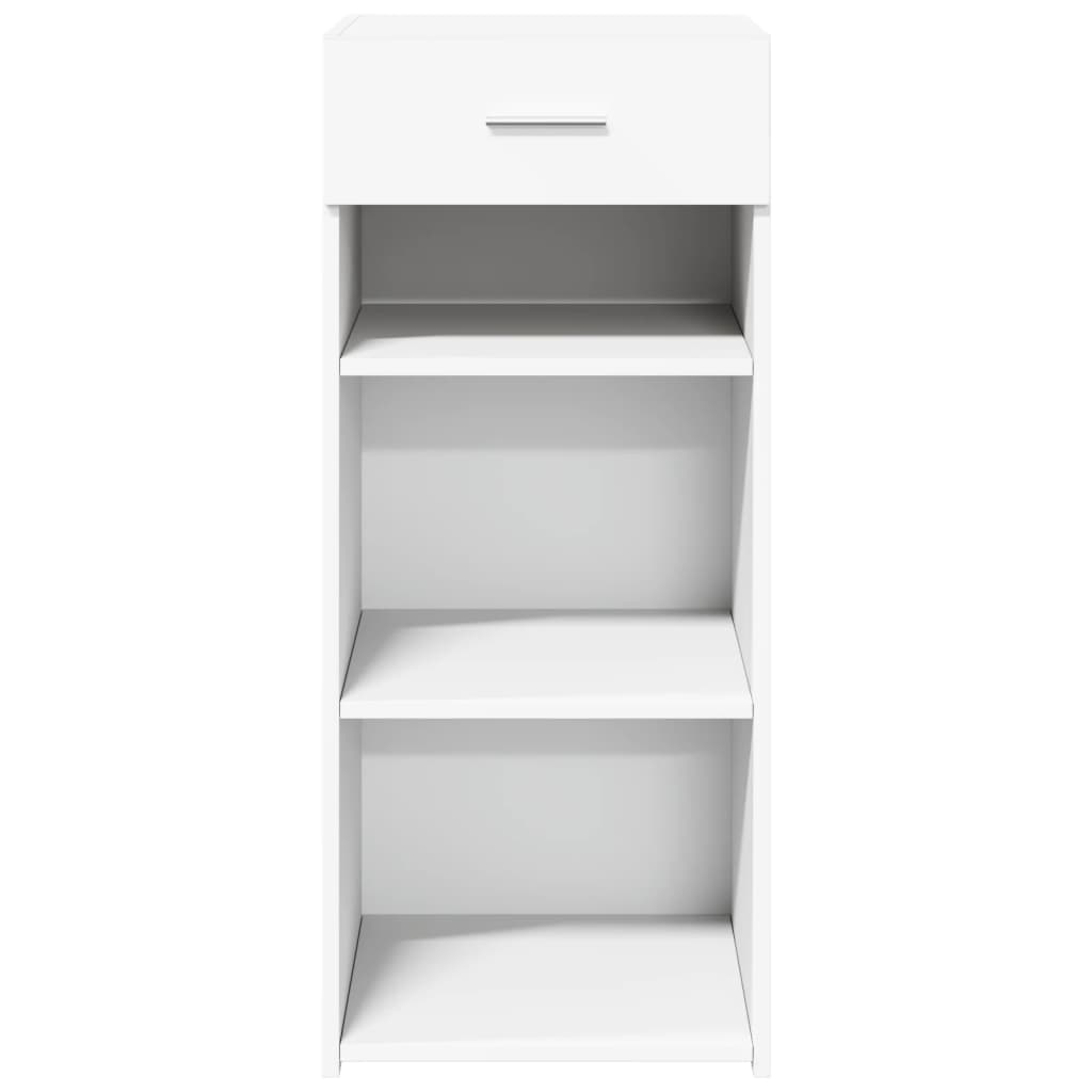 skænk 40x42,5x93 cm konstrueret træ hvid