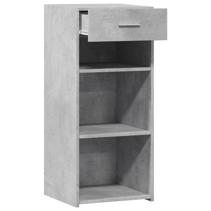 skab 40x42,5x93 cm konstrueret træ betongrå