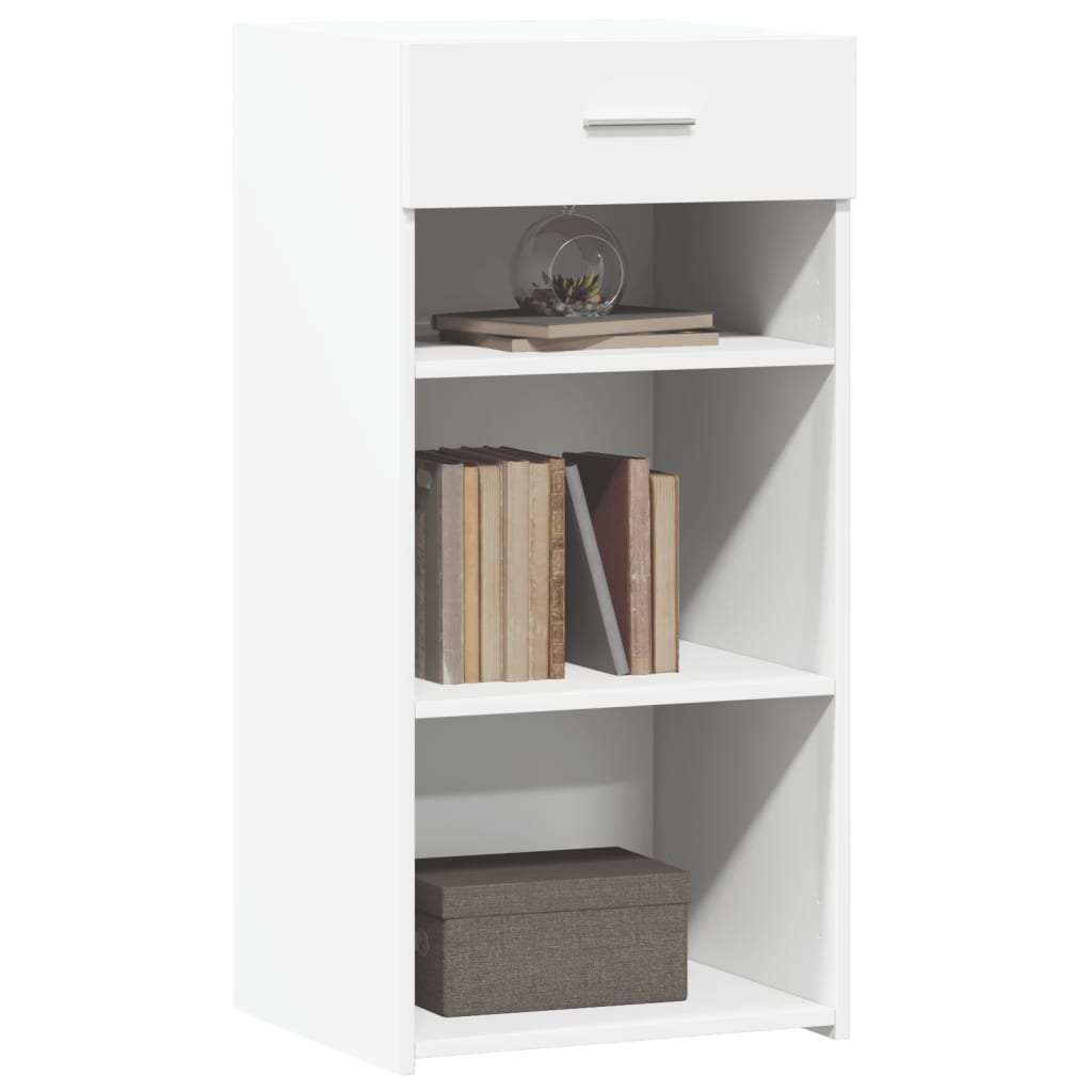 skænk 45x42,5x93 cm konstrueret træ hvid