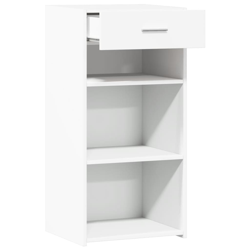 skænk 45x42,5x93 cm konstrueret træ hvid