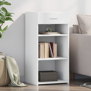 skænk 45x42,5x93 cm konstrueret træ hvid