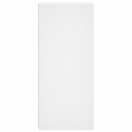 skænk 30x41x93 cm konstrueret træ hvid