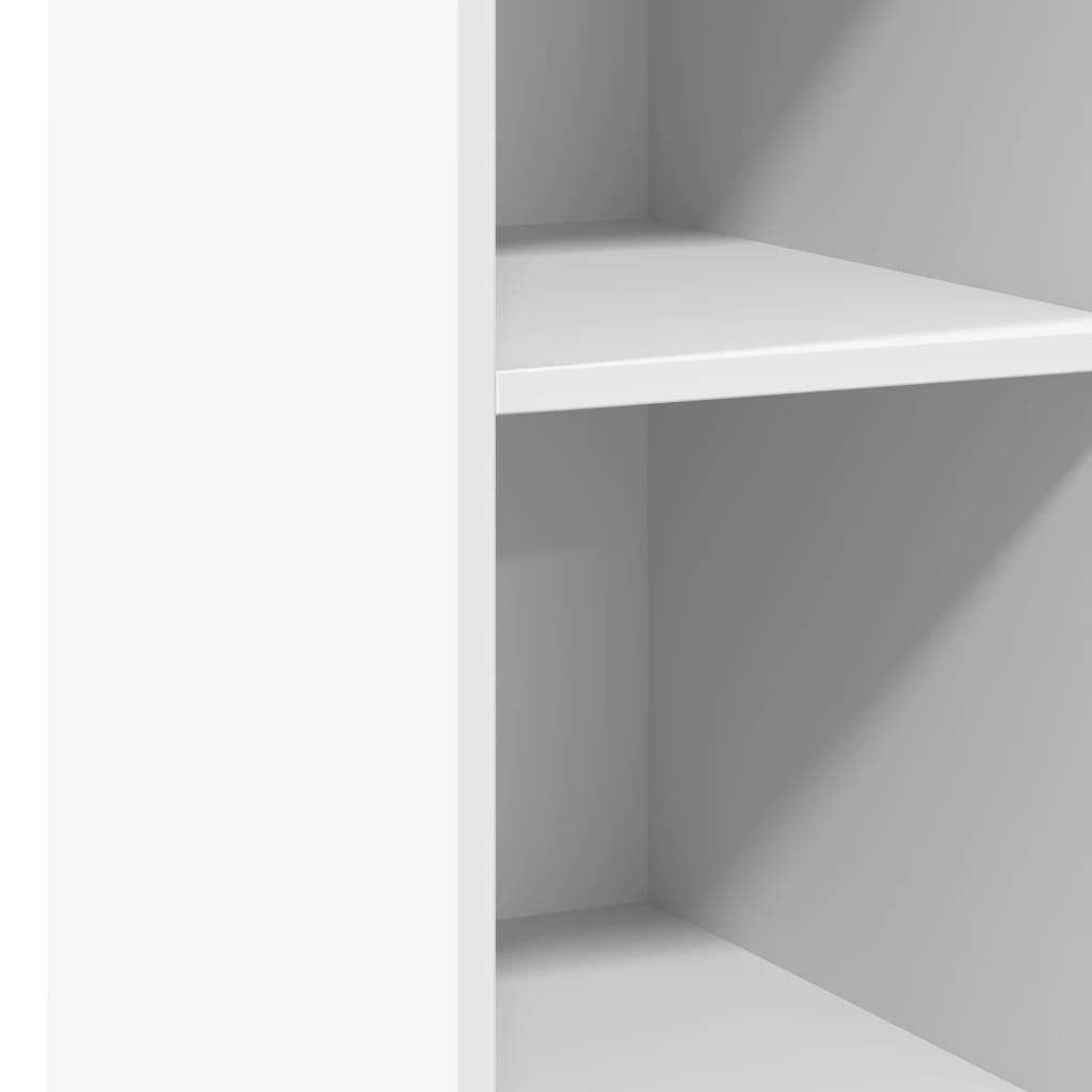 skænk 30x41x93 cm konstrueret træ hvid