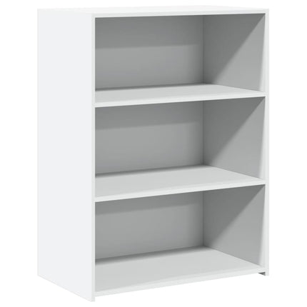 reol 70x41x93 cm konstrueret træ hvid