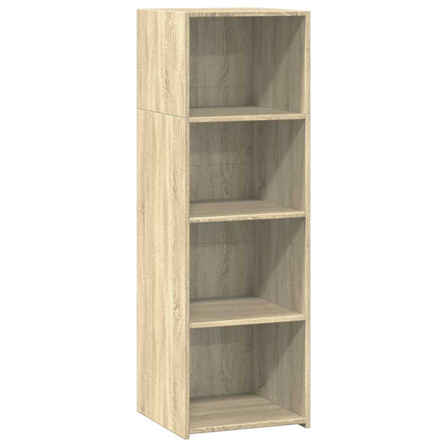 reol 40x41x124 cm konstrueret træ sonoma-eg