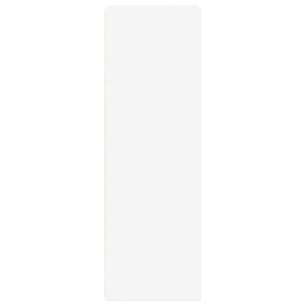 reol 45x41x124 cm konstrueret træ hvid