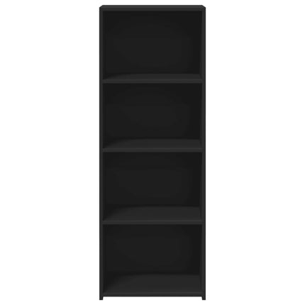 reol 45x41x124 cm konstrueret træ sort