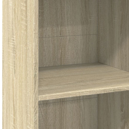 reol 45x41x124 cm konstrueret træ sonoma-eg