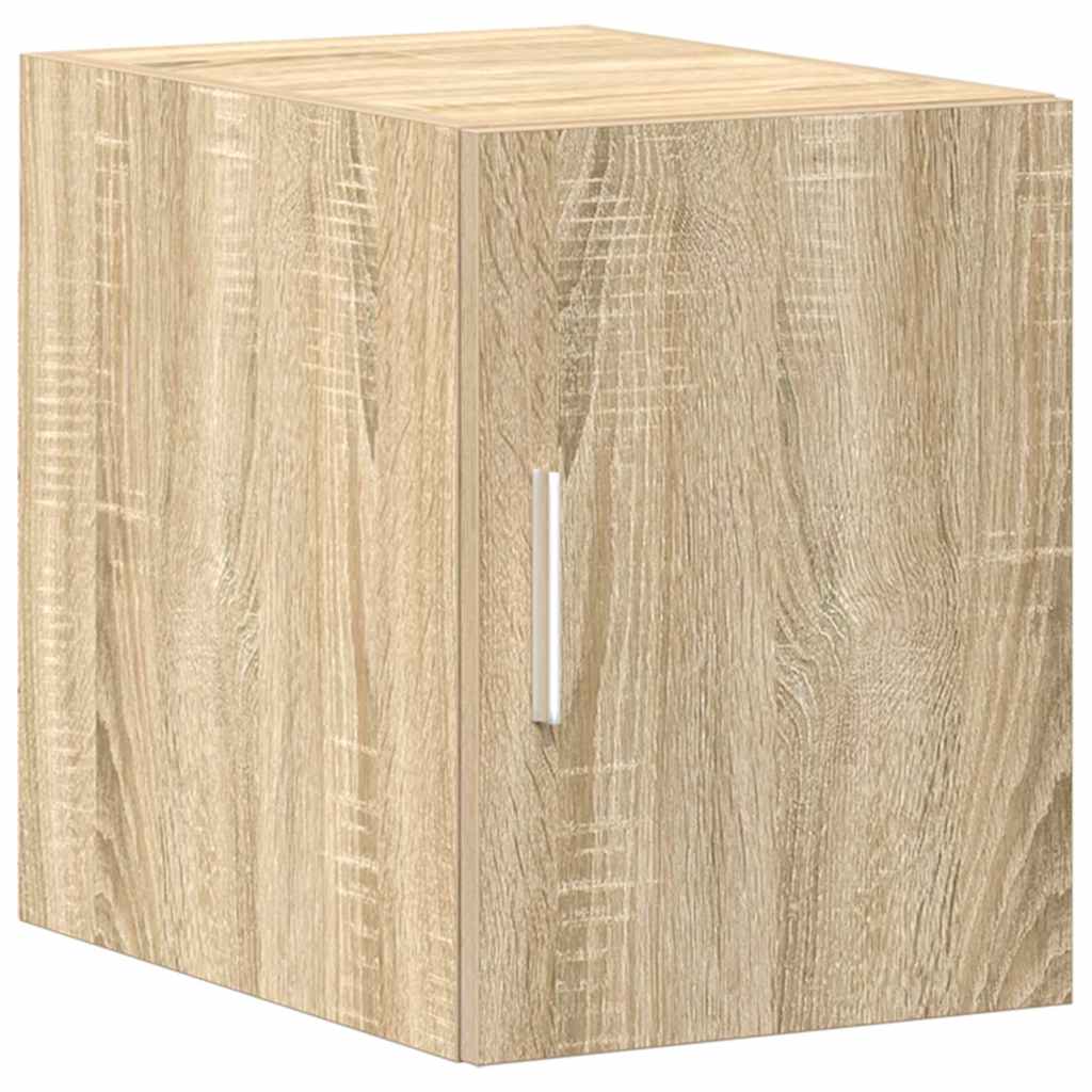 skab 30x42,5x225 cm smalt konstrueret træ sonoma-eg