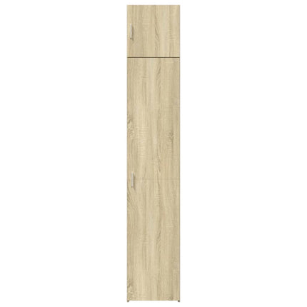 skab 40x42,5x225 cm smalt konstrueret træ sonoma-eg
