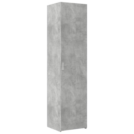 skab 45x42,5x225 cm smalt konstrueret træ betongrå