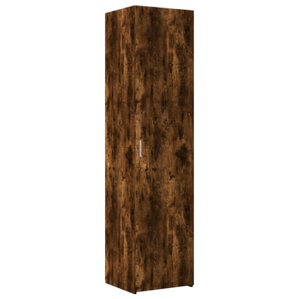 skab 45x42,5x225 cm smalt konstrueret træ røget egetræsfarve
