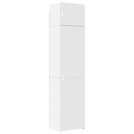 skab 50x42,5x225 cm smalt konstrueret træ hvid