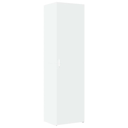 skab 50x42,5x225 cm smalt konstrueret træ hvid