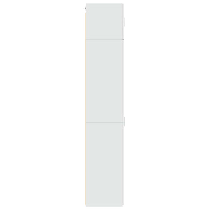 skab 50x42,5x225 cm smalt konstrueret træ hvid