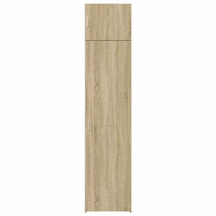 skab 50x42,5x225 cm smalt konstrueret træ sonoma-eg
