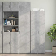 skab 50x42,5x225 cm smalt konstrueret træ betongrå