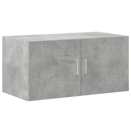 skab 80x42,5x225 cm konstrueret træ betongrå