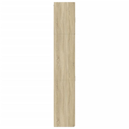 skab 80x42,5x249 cm konstrueret træ sonoma-eg