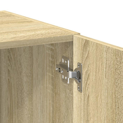 skab 80x42,5x249 cm konstrueret træ sonoma-eg