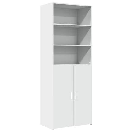 skab 70x42,5x185 cm konstrueret træ hvid