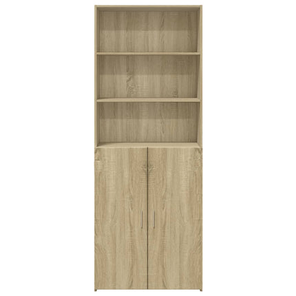 skab 70x42,5x185 cm konstrueret træ sonoma-eg