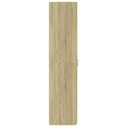 højskab 40x42,5x185 cm konstrueret træ sonoma-eg