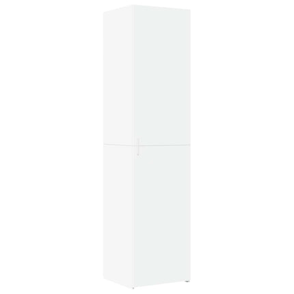 højskab 40x42,5x185 cm konstrueret træ hvid