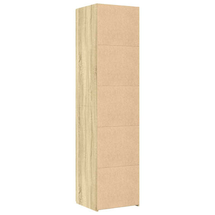højskab 40x42,5x185 cm konstrueret træ sonoma-eg