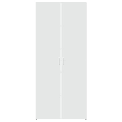 skab 80x42,5x185 cm konstrueret træ hvid