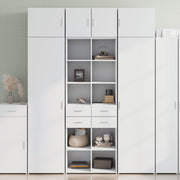 skab 70x42,5x185 cm konstrueret træ hvid