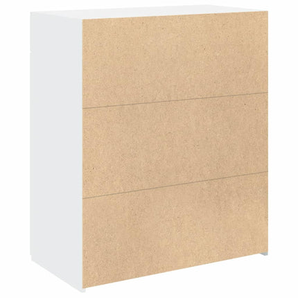 skænk 80x42,5x93 cm konstrueret træ hvid