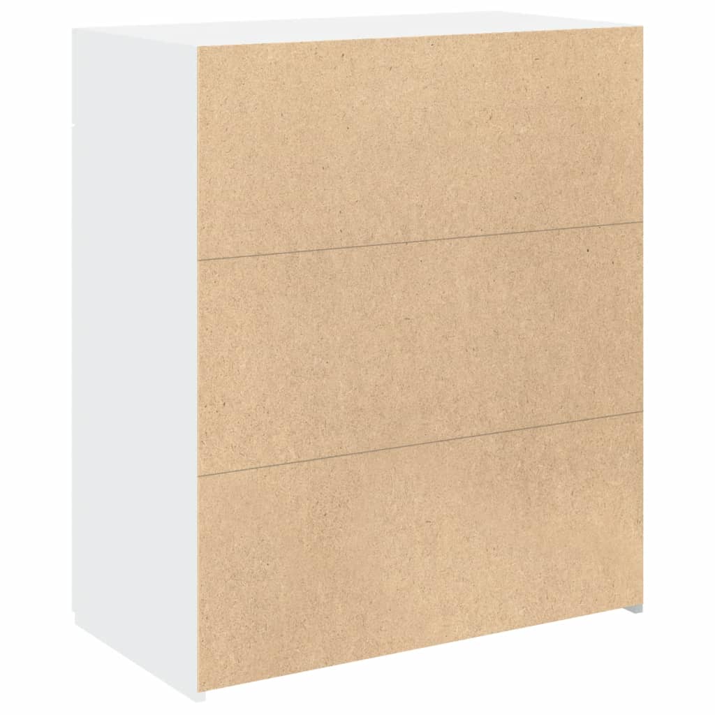 skænk 80x42,5x93 cm konstrueret træ hvid