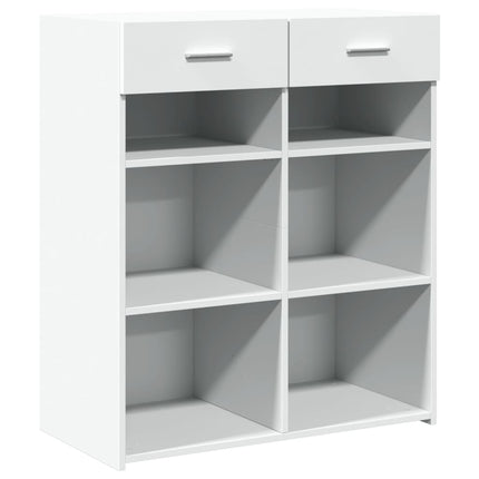 skænk 80x42,5x93 cm konstrueret træ hvid