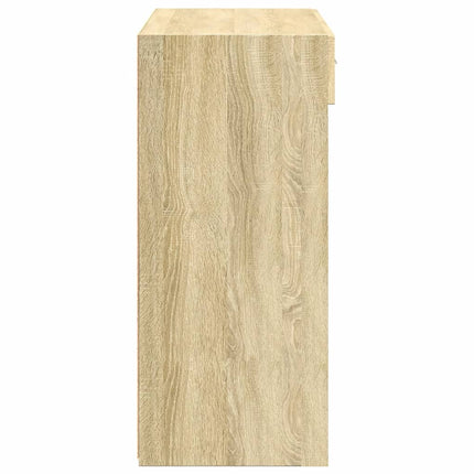 skænk 80x42,5x93 cm konstrueret træ sonoma-eg