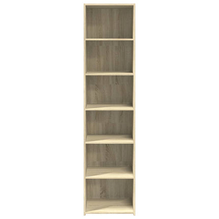 reol 45x41x185 cm konstrueret træ sonoma-eg