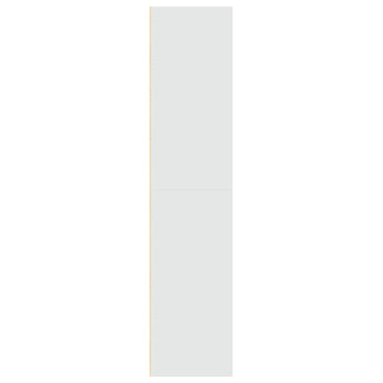 reol 70x41x185 cm konstrueret træ hvid