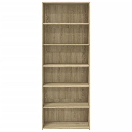 reol 70x41x185 cm konstrueret træ sonoma-eg
