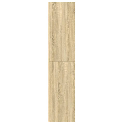 reol 70x41x185 cm konstrueret træ sonoma-eg