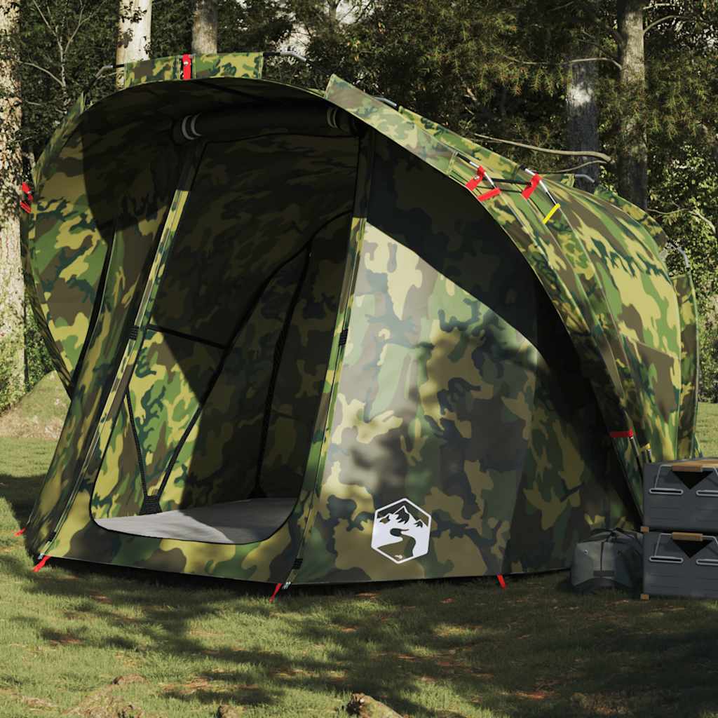 4-personers fisketelt - vandafvisende camouflage
