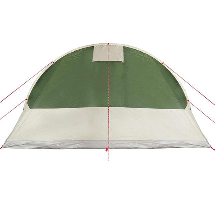 5-personers campingtelt vandtæt grøn