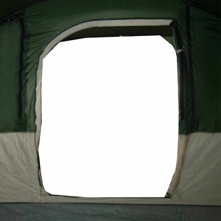 5-personers campingtelt vandtæt grøn