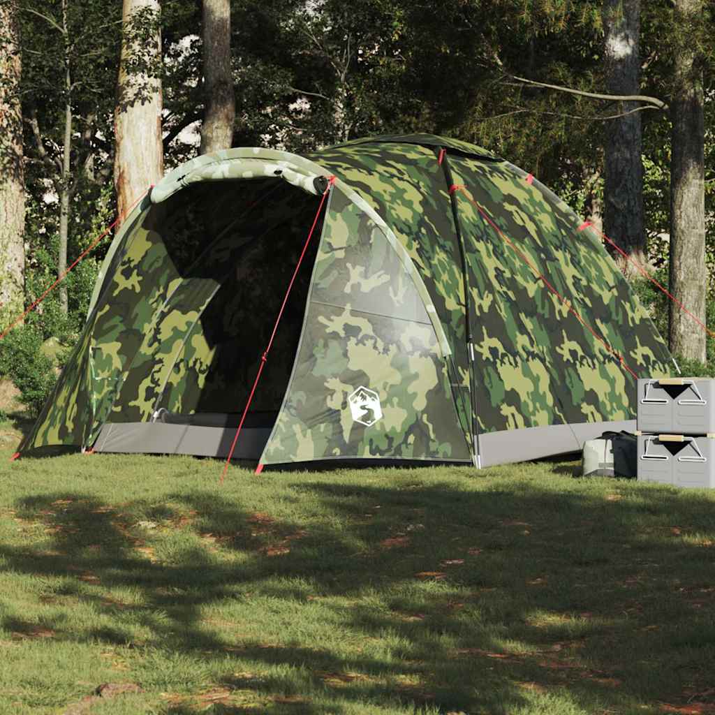 2-personers fisketelt - vandafvisende camouflage