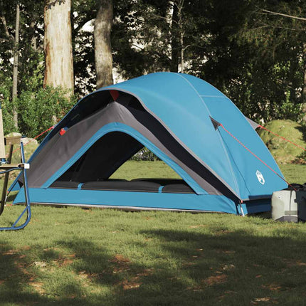 1-personers campingtelt vandtæt blå