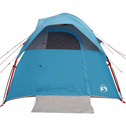 5-personers campingtelt vandtæt blå