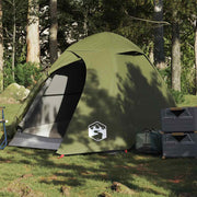 2-personers campingtelt vandtæt kuppel olivengrøn