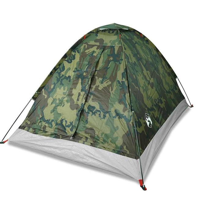 2-personers campingtelt vandtæt kuppel camouflage