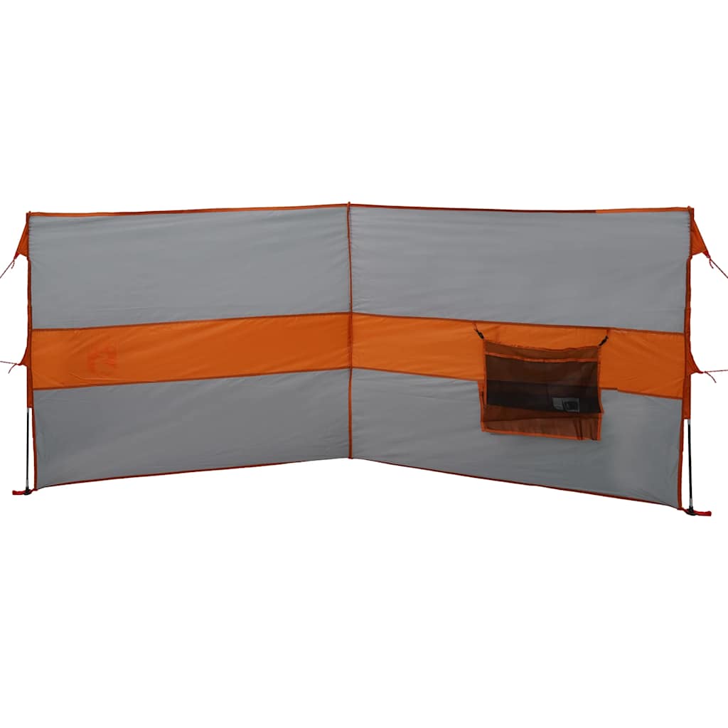 læsejl 344x120 cm vandtæt grå og orange